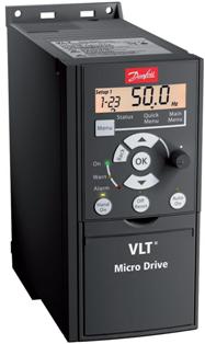 Частотный преобразователь Danfoss VLT FC-51, преобразователь Micro Drive VLT FC-051, преобразователь частоты cерии Danfoss VLT Micro Drive FC